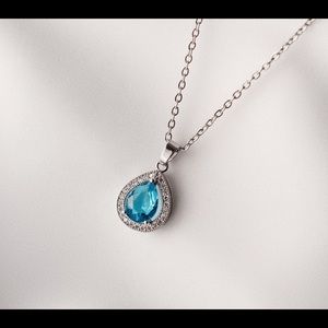 Nikola Valenti White Gold Plated Austrian Necklace